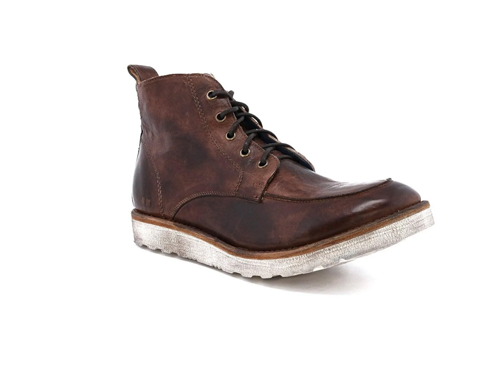 Bed Stu Men's Lincoln Teak Rustic Leather Lace Up Boots F393029