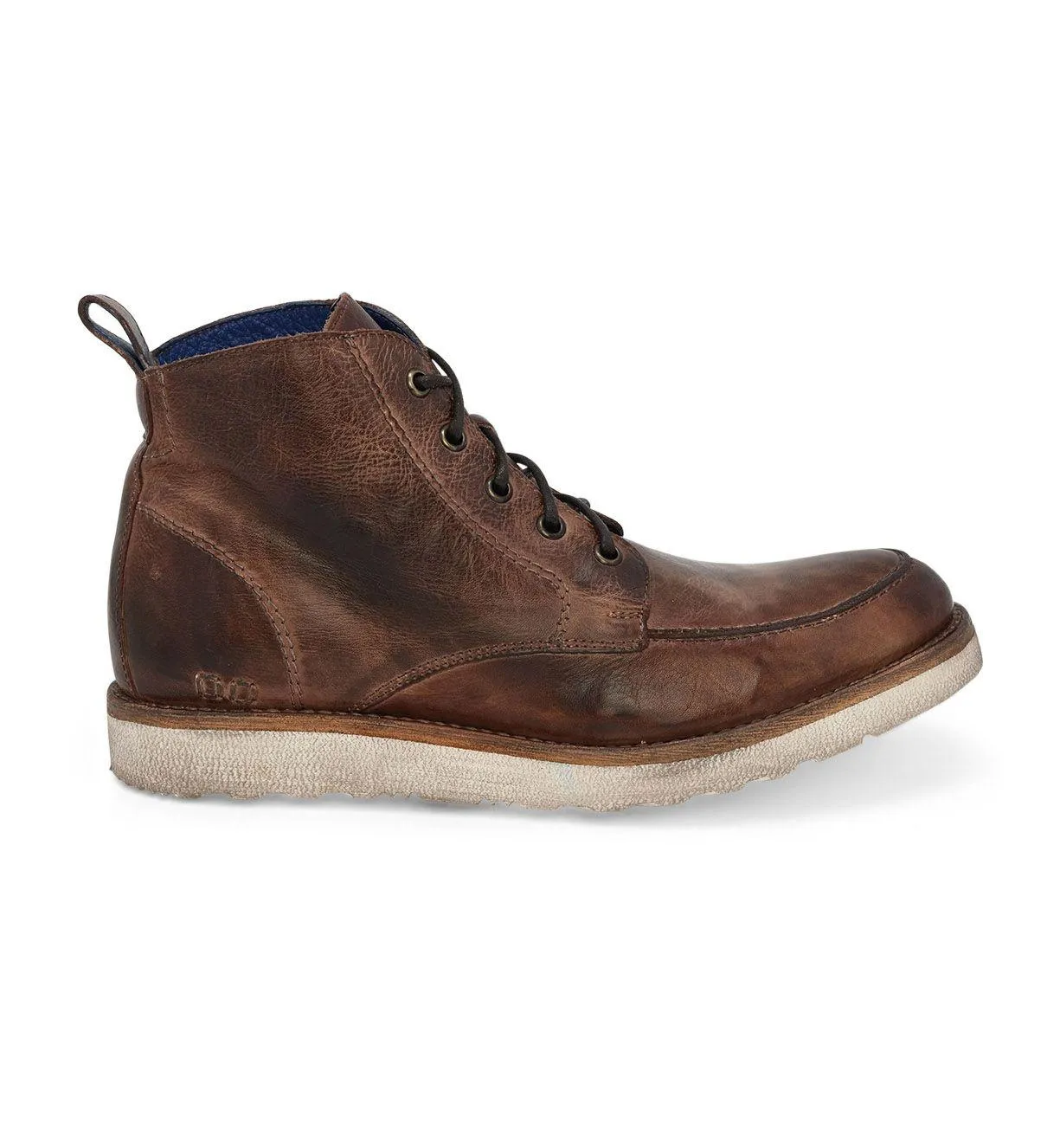 Bed Stu Men's Lincoln Teak Rustic Leather Lace Up Boots F393029