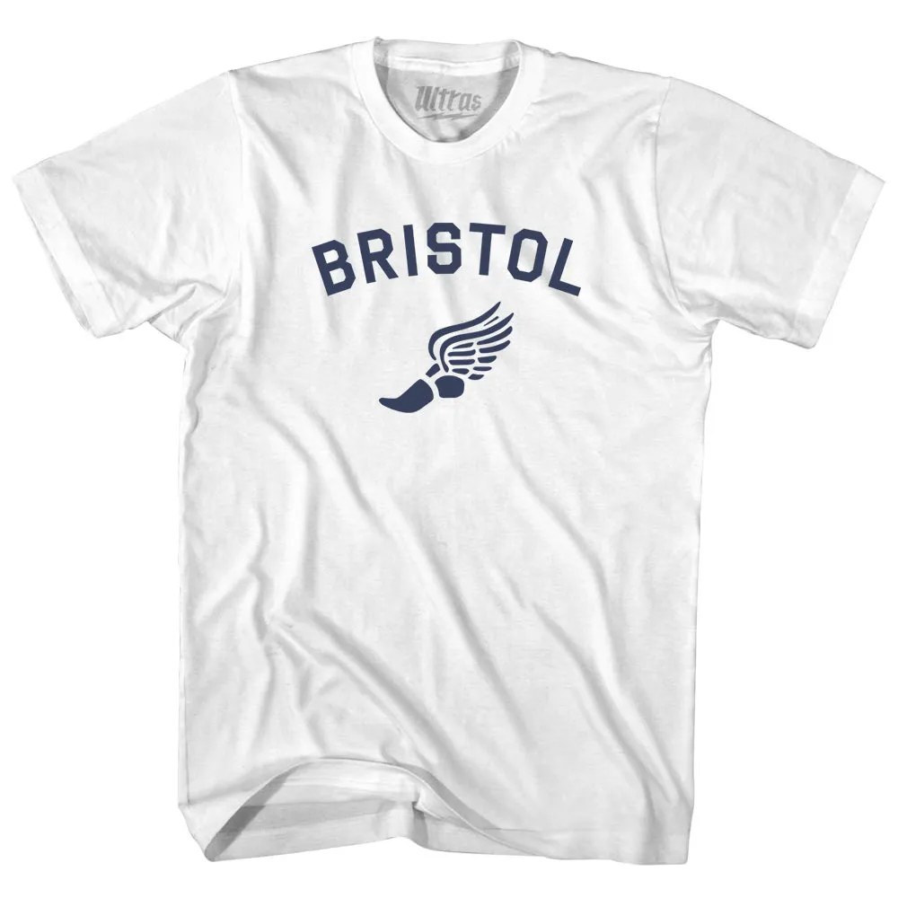 Bristol Running Track Winged Foot-Youth Cotton T-shirt