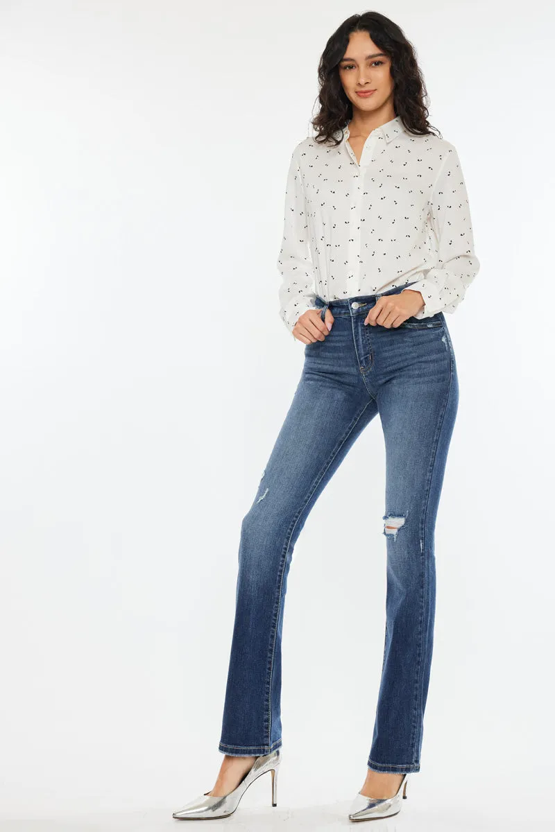 Brooklyn Essentials High Rise Skinny Bootcut Jeans