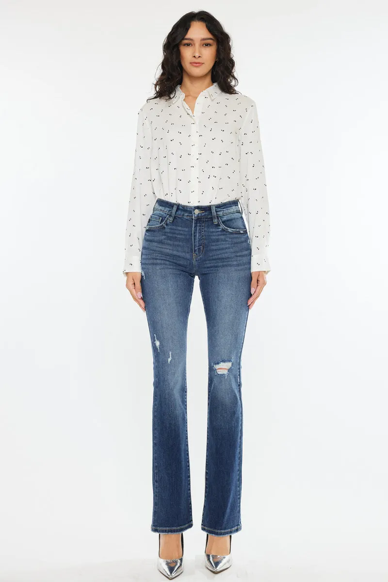 Brooklyn Essentials High Rise Skinny Bootcut Jeans