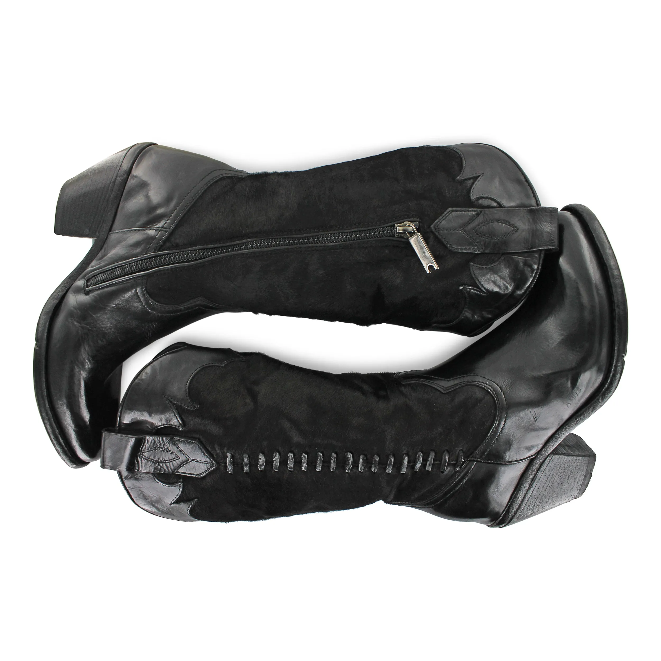 BU10A - Black Cavallino Cowboy