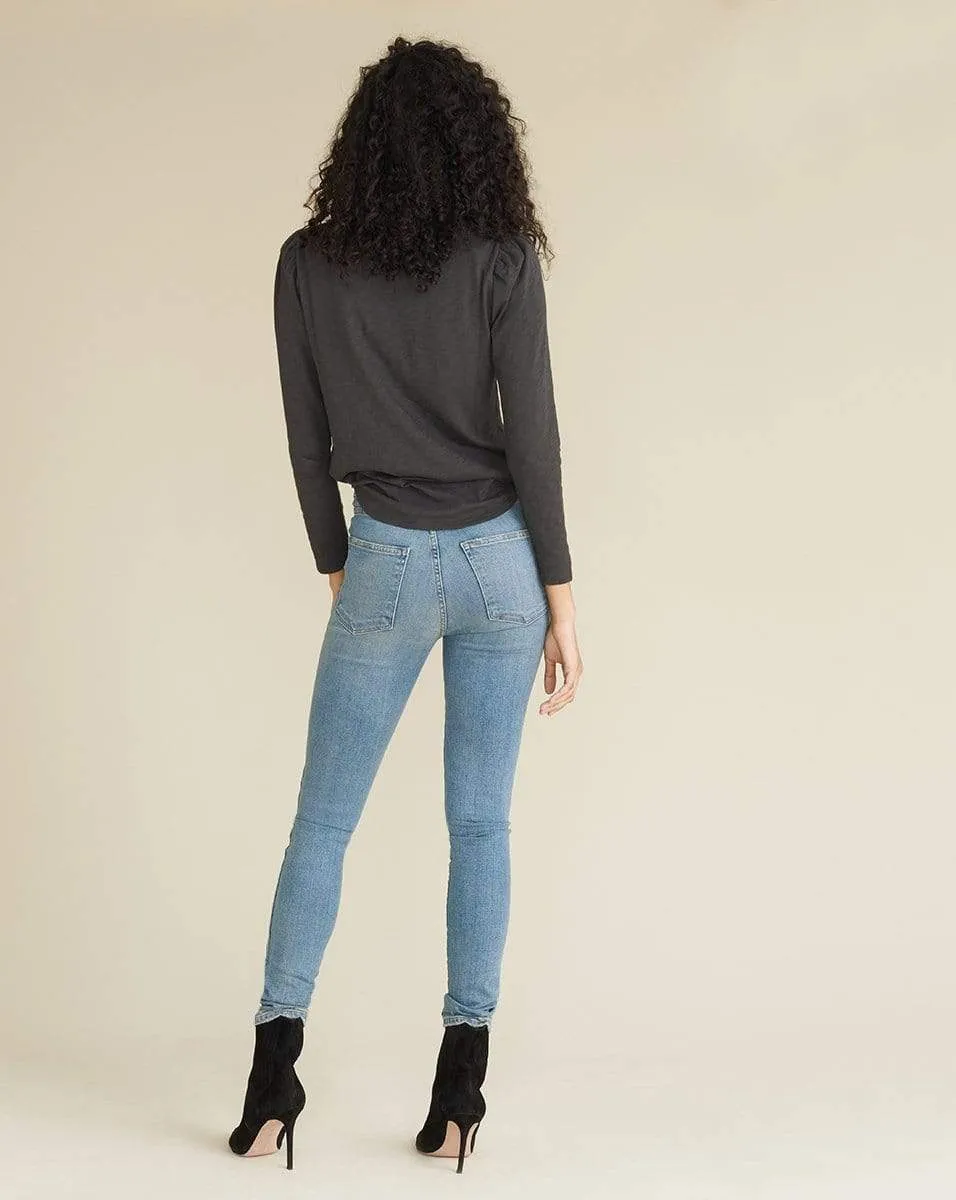 Charcoal Mason Baseball Tee