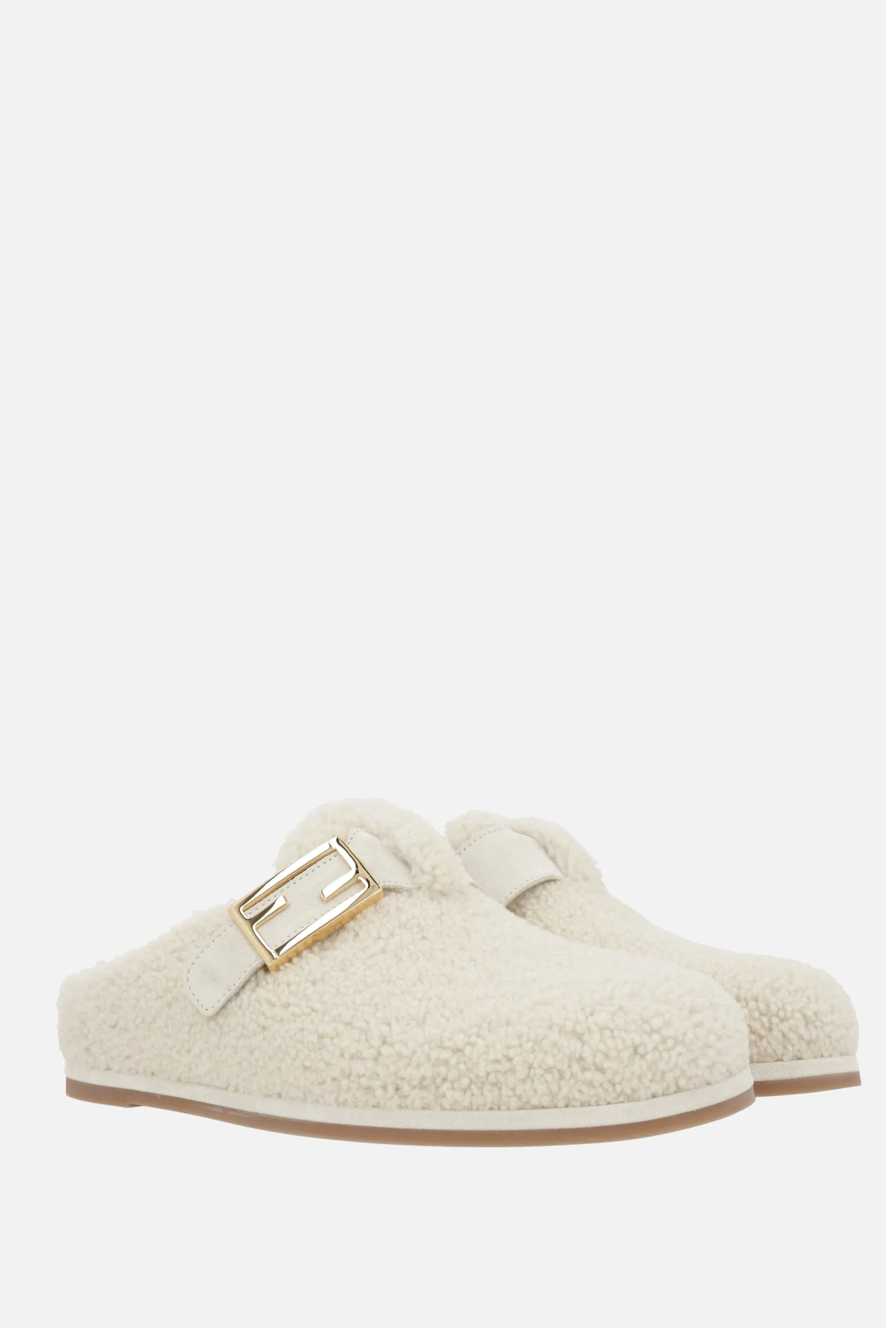 Feel Shearling Footbed Mules