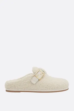 Feel Shearling Footbed Mules