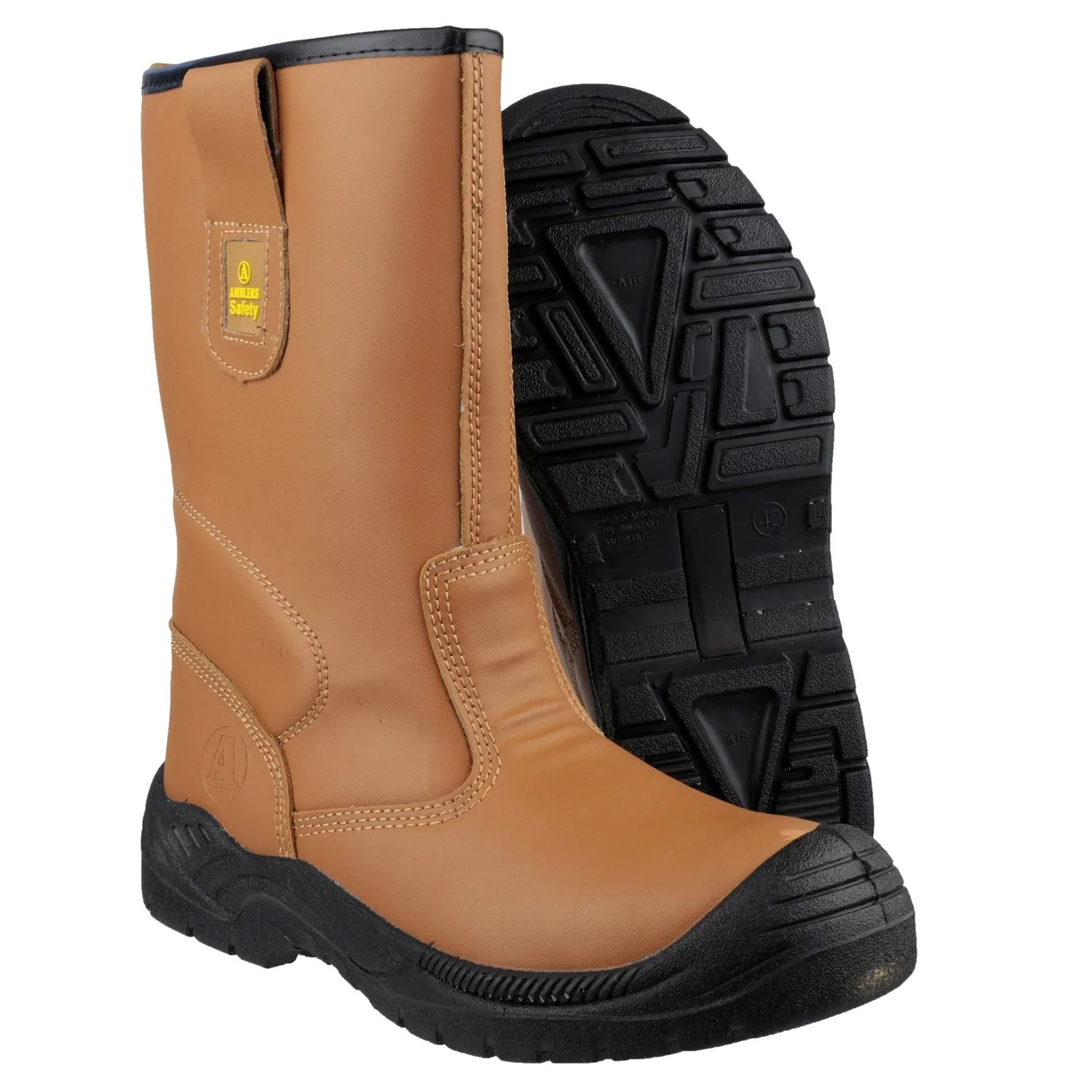 FS142 Water Resistant Pull On Safety Rigger Boot