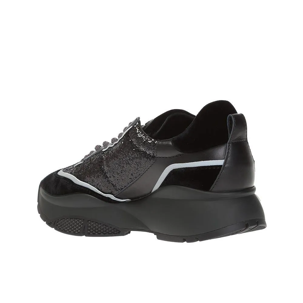 Jimmy Choo Women's 'Raine' Glitter Sneakers Black