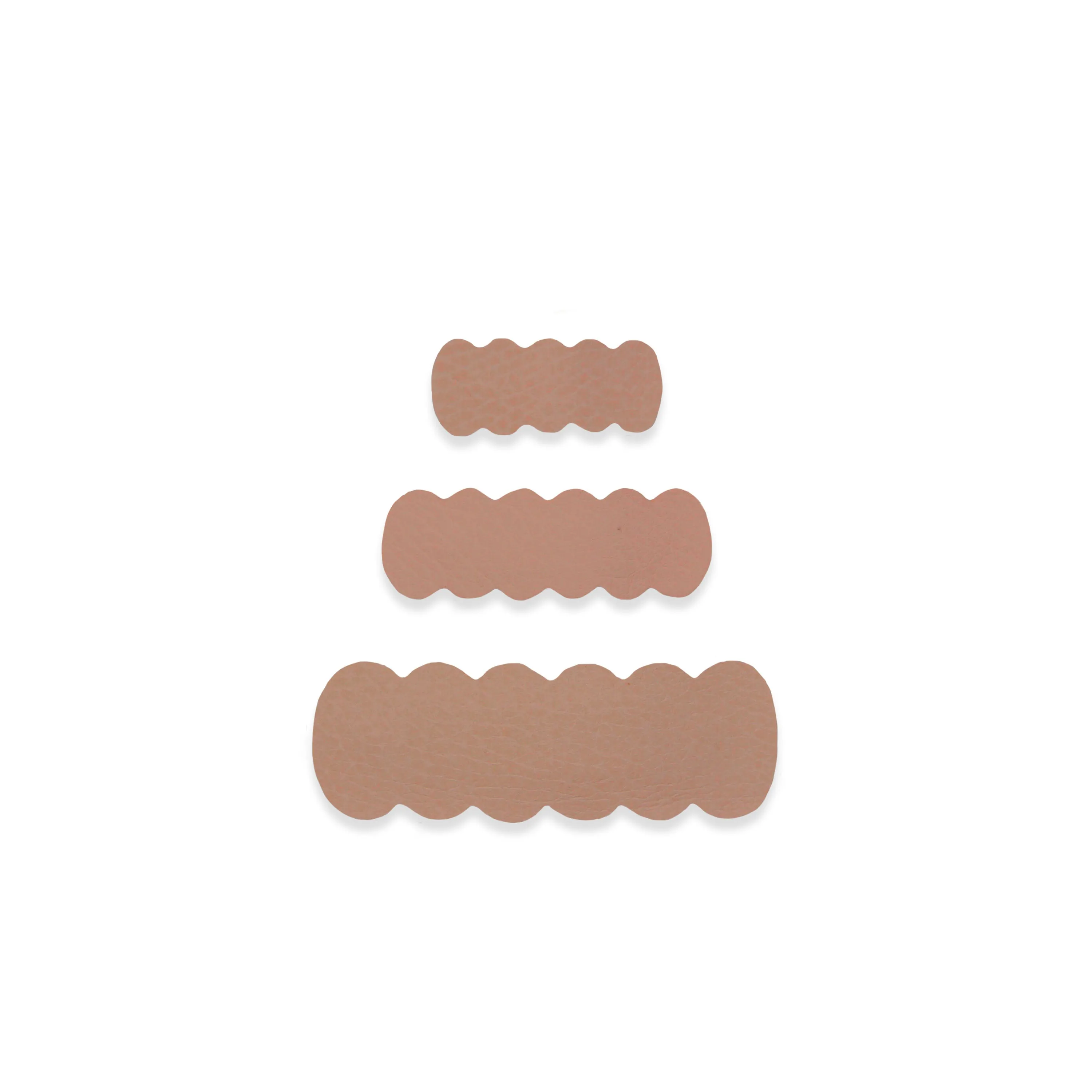 Leather - Sienna Scallop Snap Clip