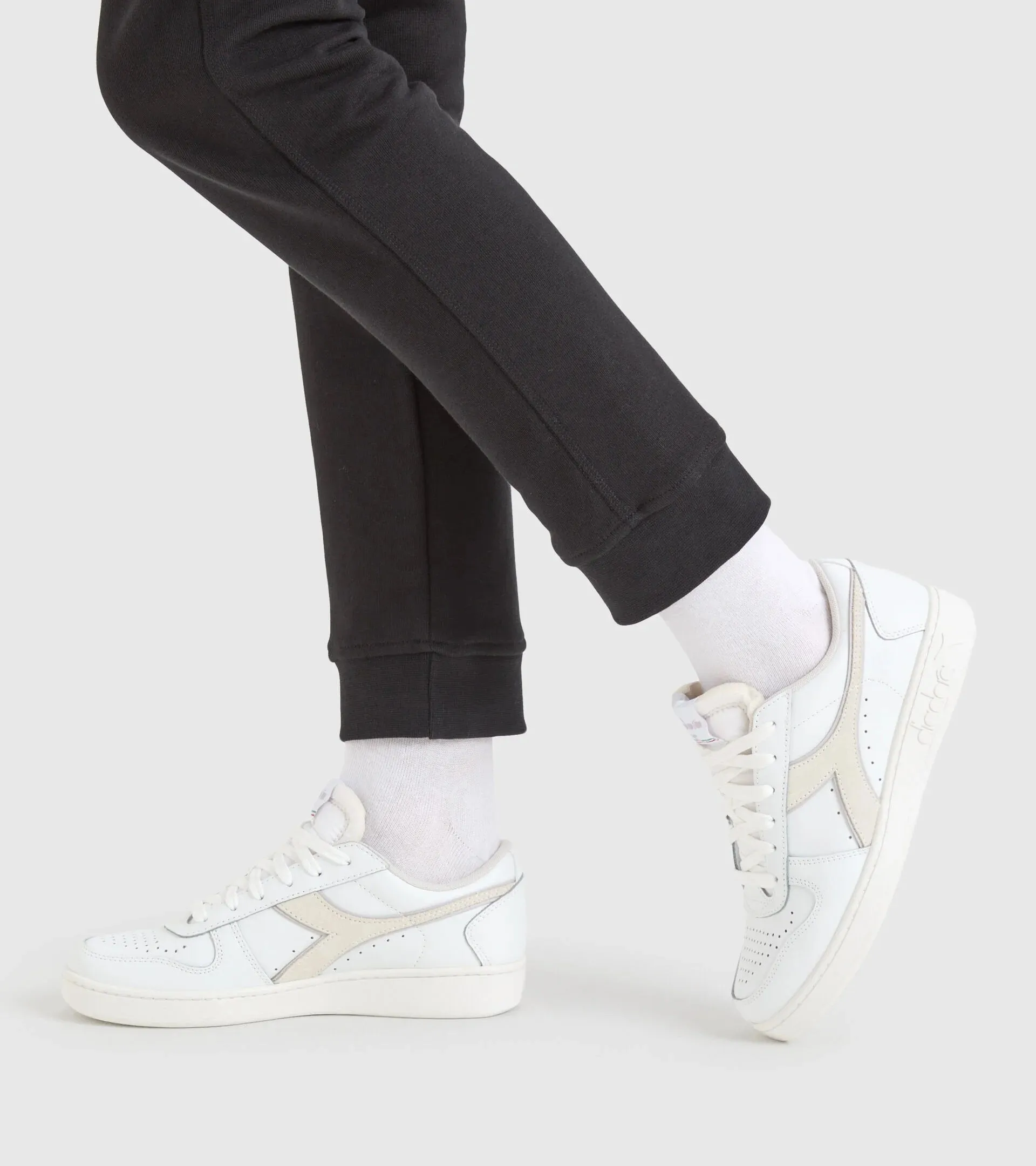 Magic basket low leather wn