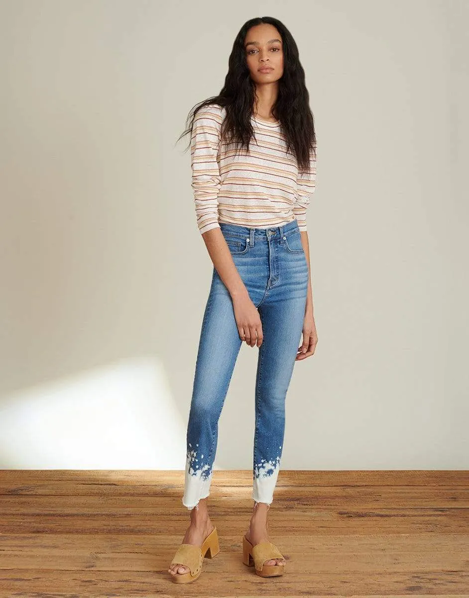 Mason Striped Baseball Tee