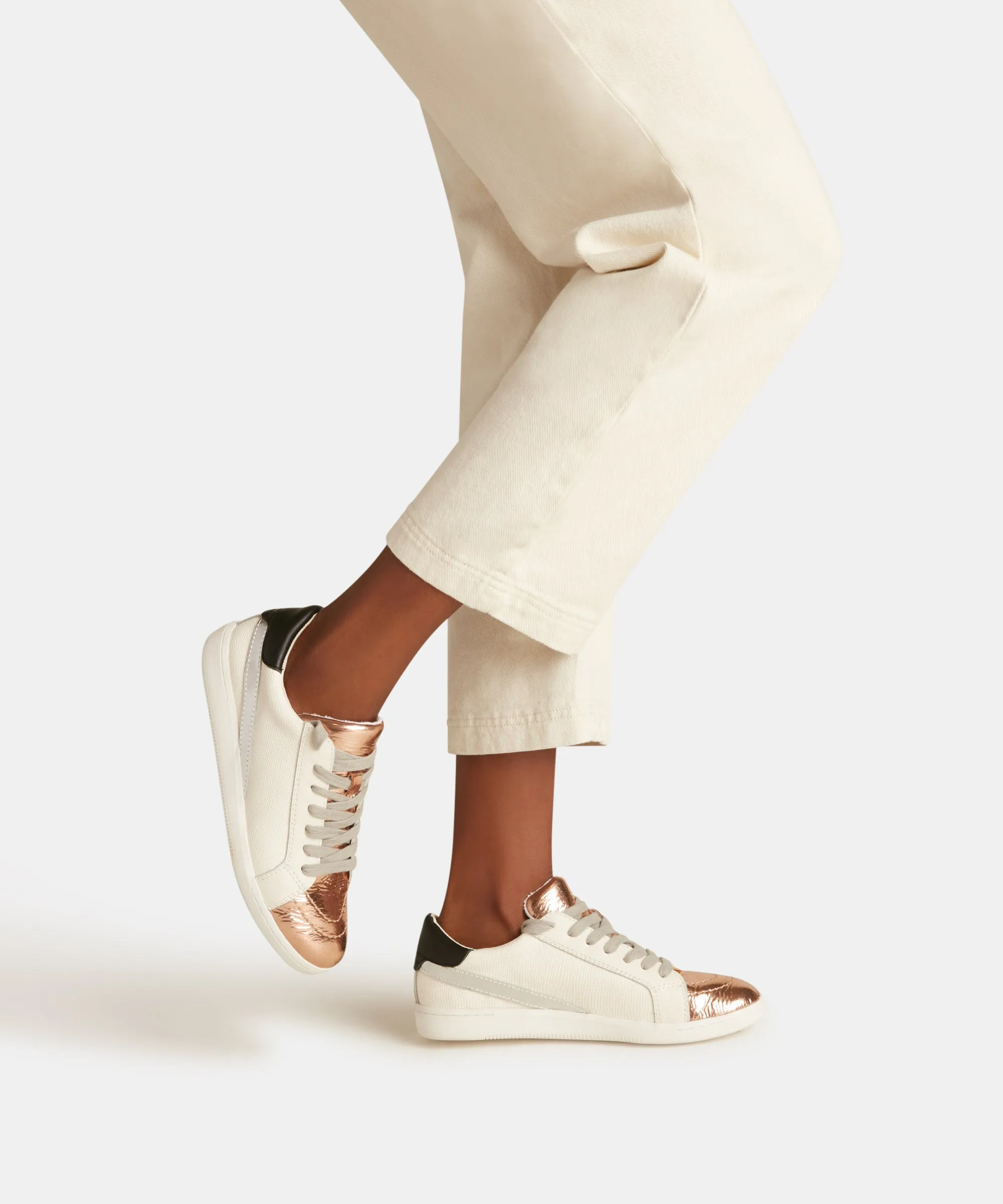 NINO SNEAKERS COPPER WHITE re:vita
