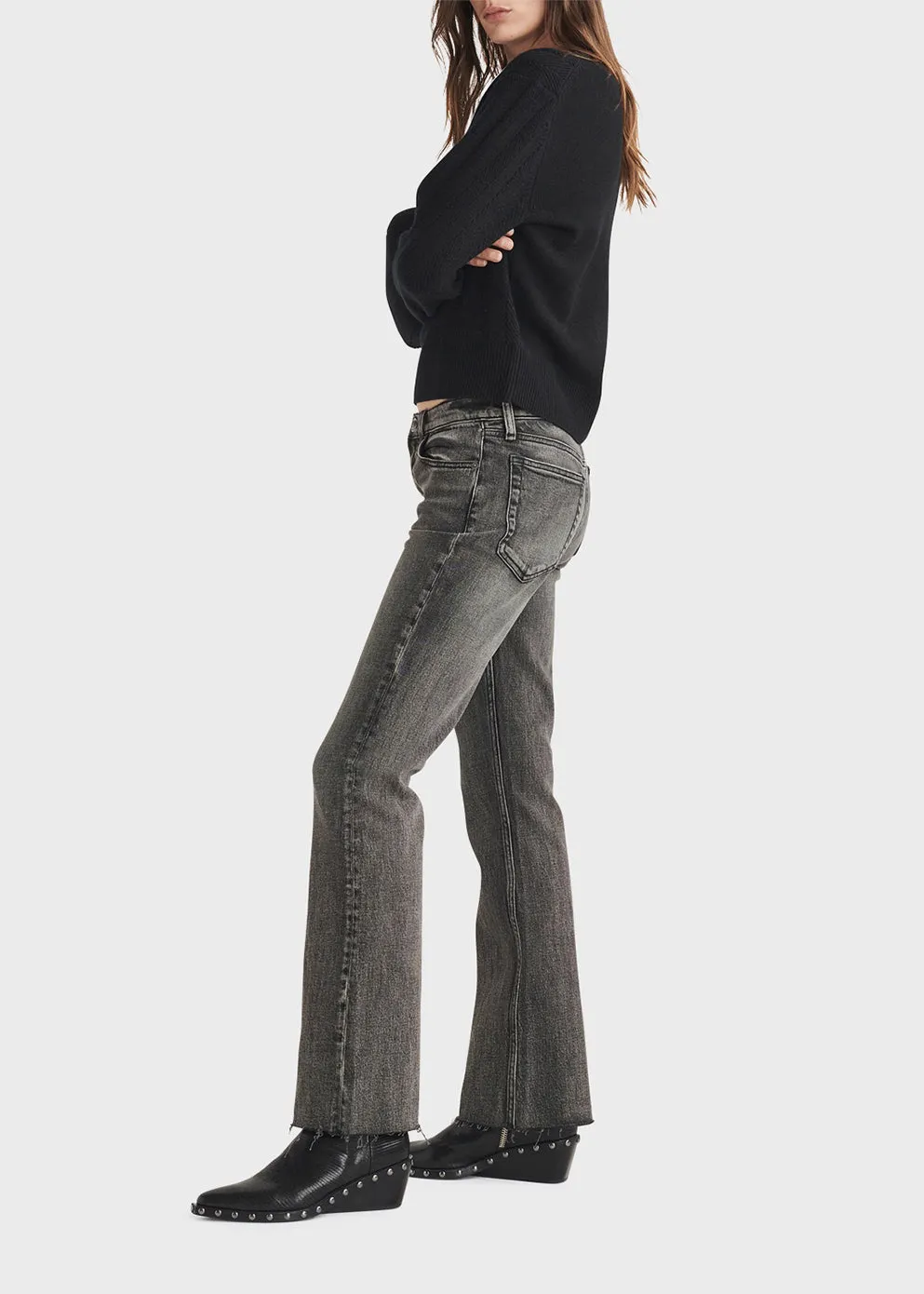 Peyton Mid-Rise Bootcut Jeans