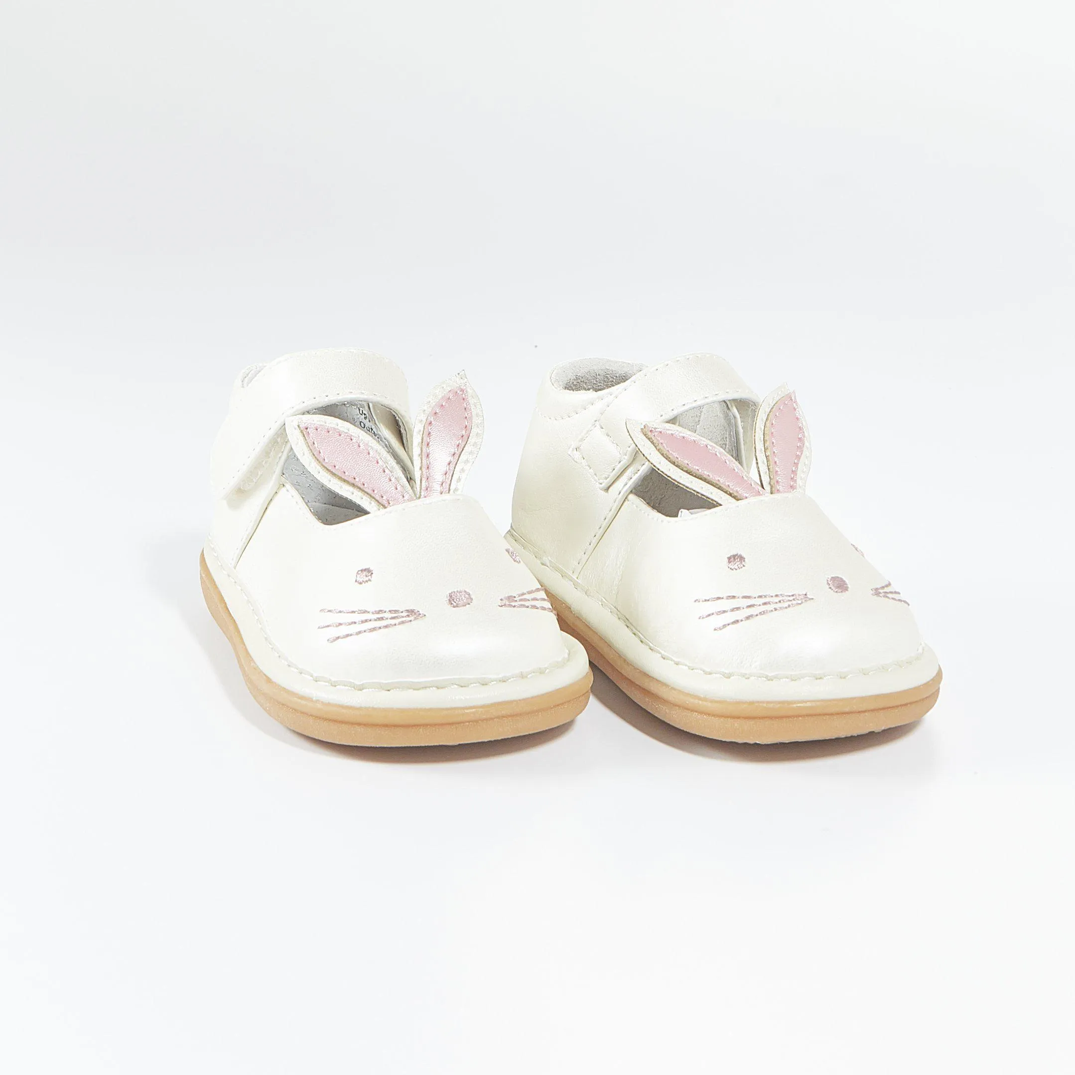 RETIRED - Wee Squeak Bunny Pearl Shoes