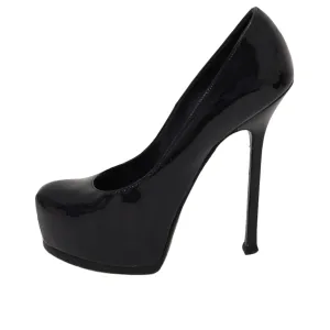 Saint Laurent Patent Tribtoo Black