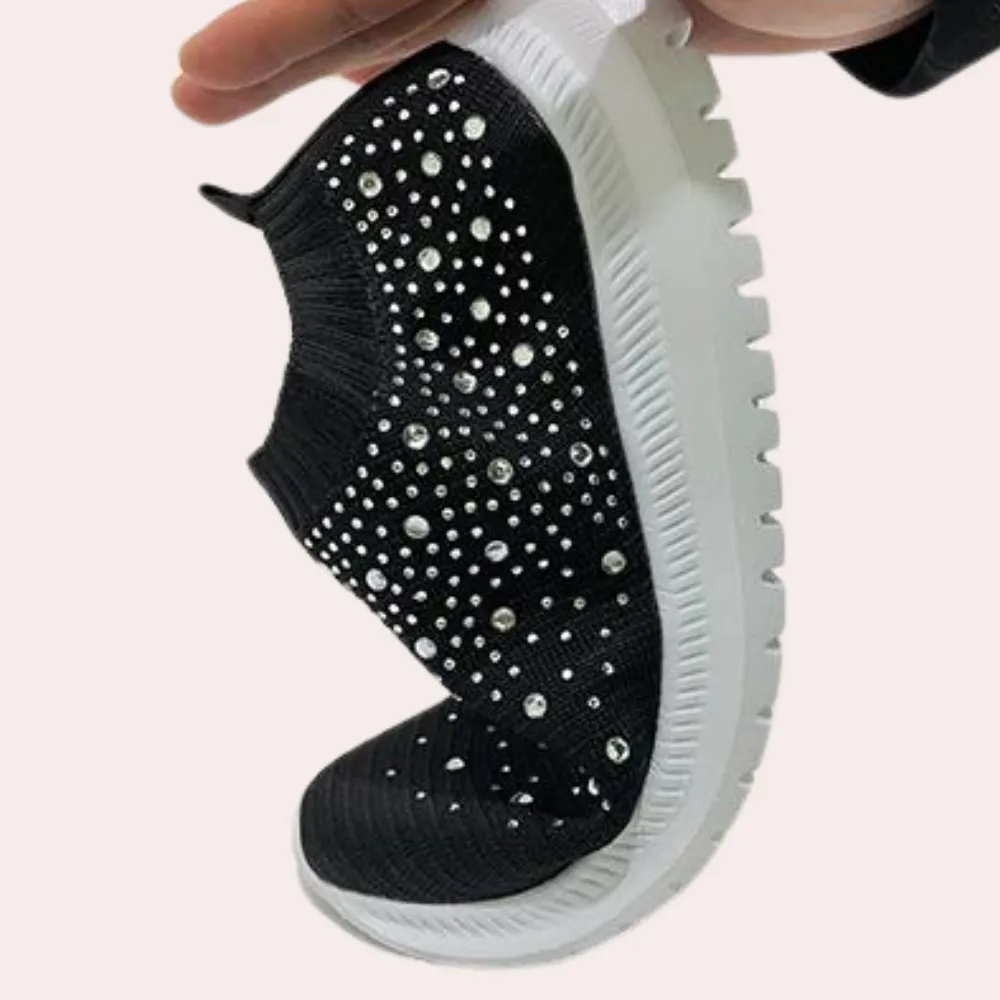 Slip-On Sneakers - Adorned Women'S Casual Shoes