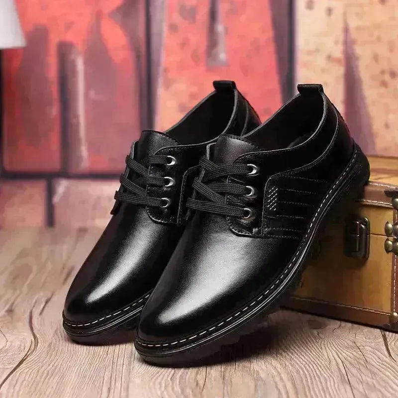 The new shoes shoes fall men's business casual shoes men shoes shoes round British Dad