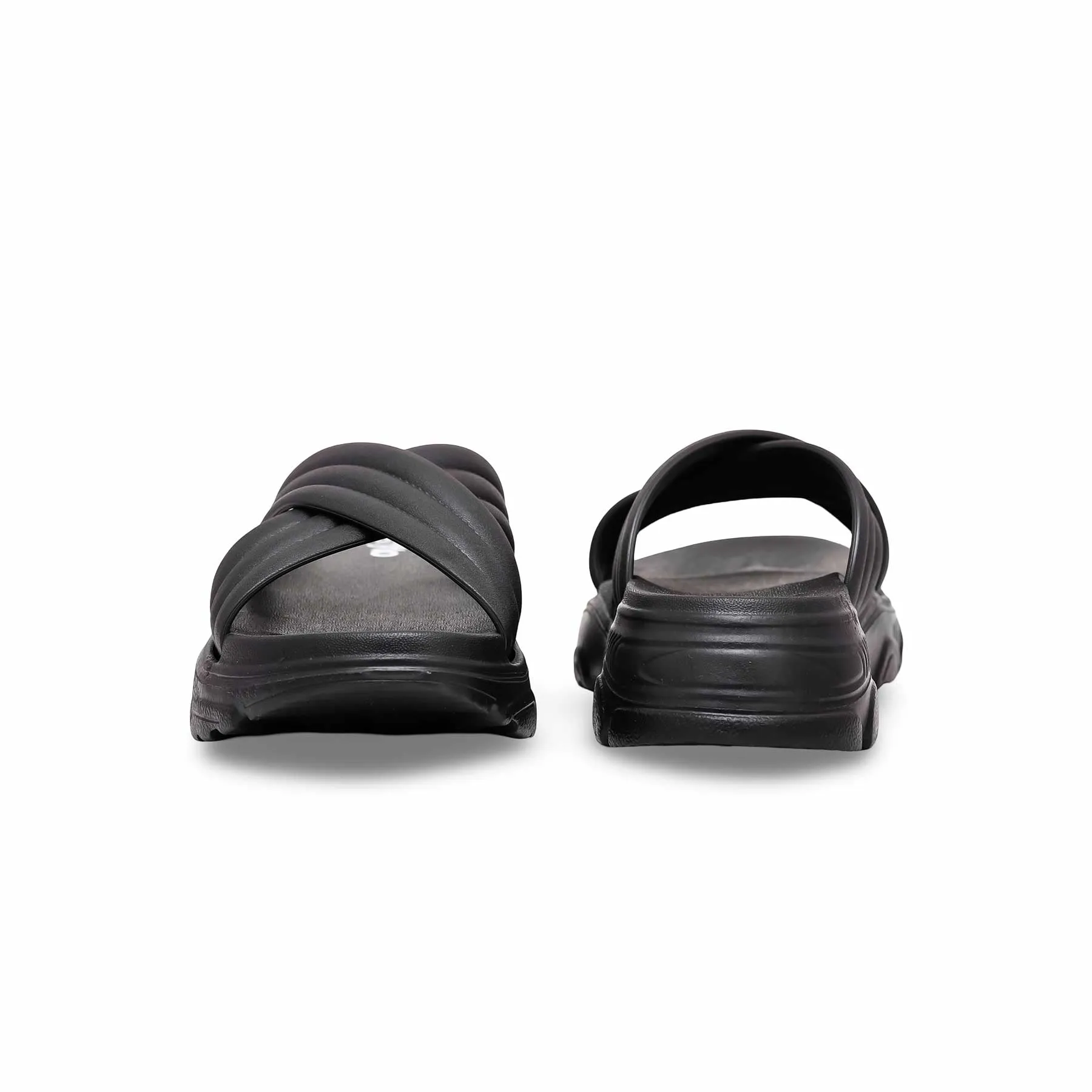 Women's Black Casual Sandal CL9300