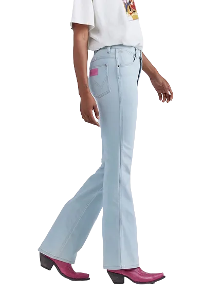 Wrangler x Barbie Ladies Ken Blue Westward Jean